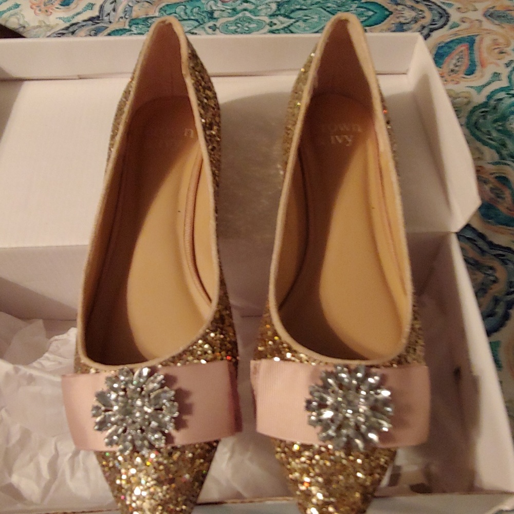 Gold & Silver shoes